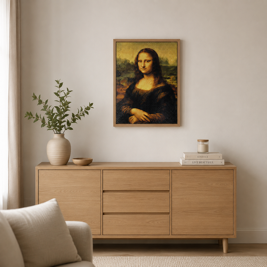 Mona Lisa Elmas Boyama Seti 30x40 cm