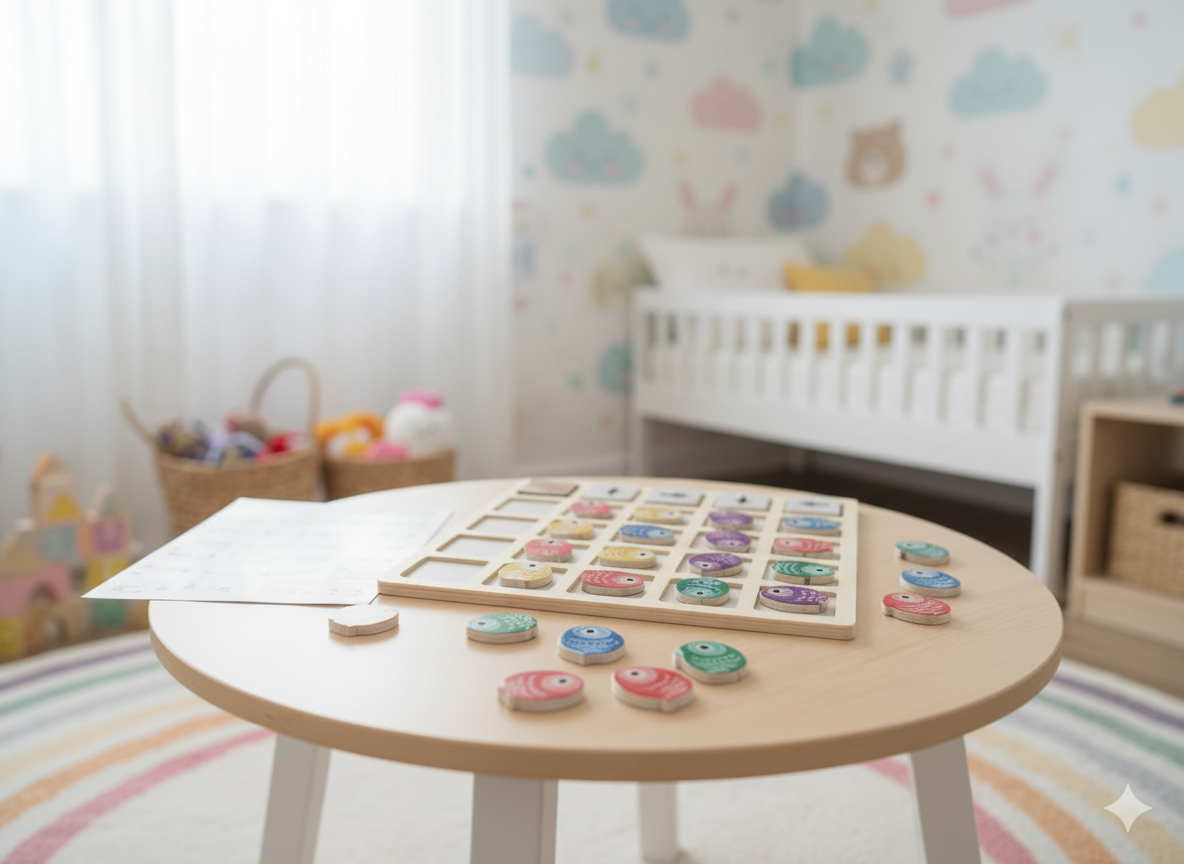 Ahşap Balık Yön Oyunu