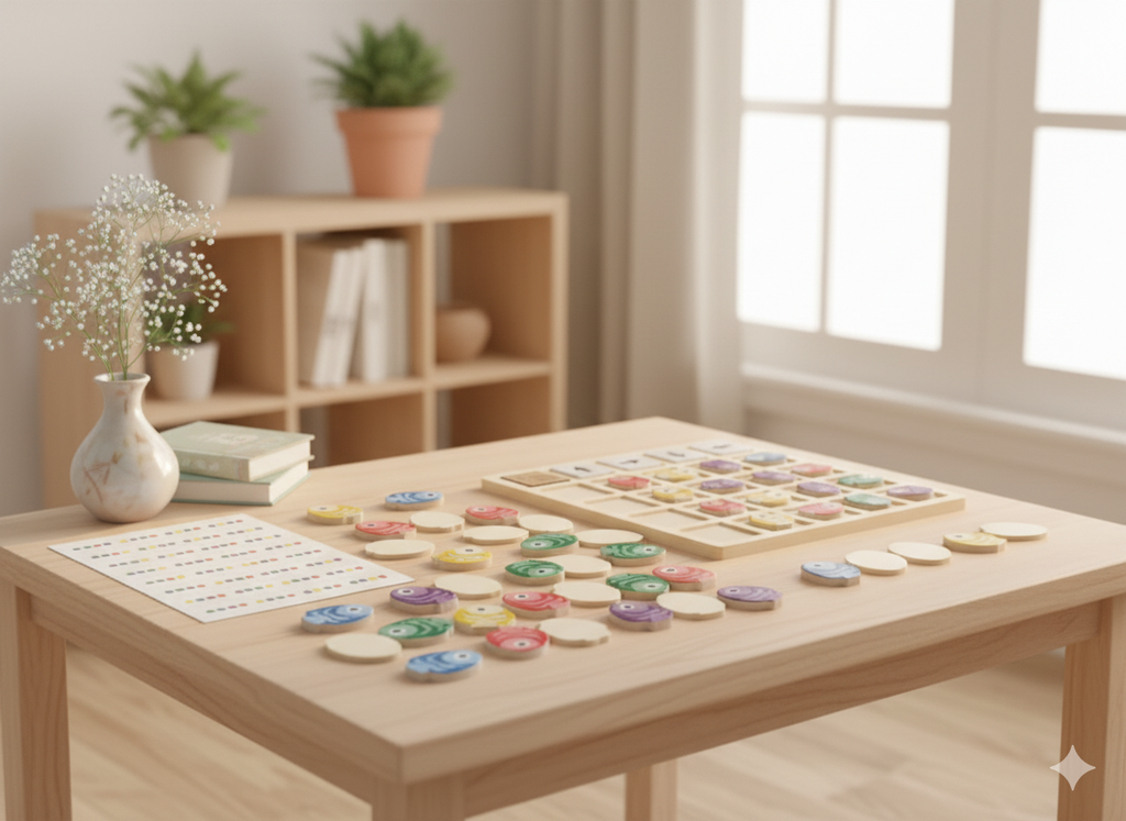 Ahşap Balık Yön Oyunu