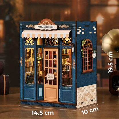 Pergola Reading Room Book Nook – LED’li Dekoratif Minyatür Okuma Odası Maket Kiti, Kendin Yap
